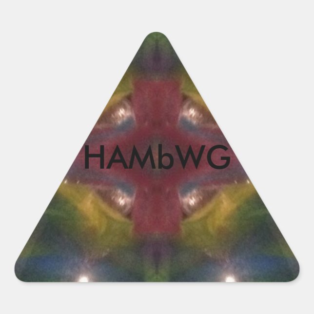 Triangular HAMbWG - Pegatina - Psychadelic (Anverso)