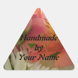 Triangular Hecho a mano por el pegatina de plantillas