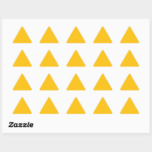 Triangular Murugi Stationery Co. Pegatina del triángulo amari