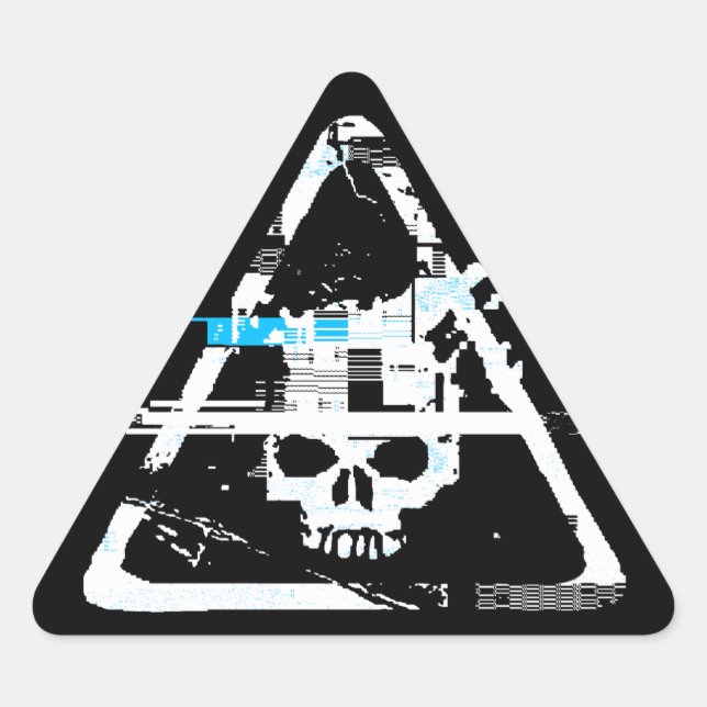 Triangular Pegatina con trama DIGI (Anverso)