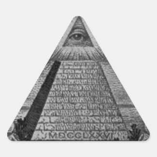 Triangular Pegatina de Illuminati