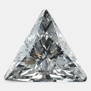 Triangular Pegatina de impresión de diamantes de triángulo