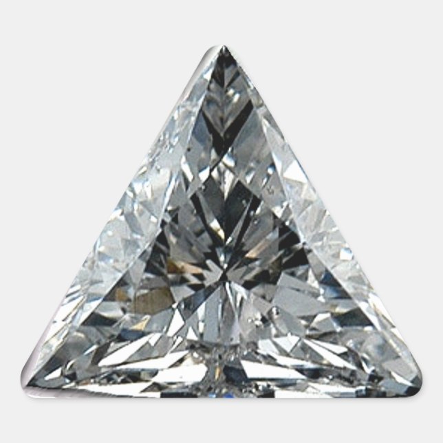 Triangular Pegatina de impresión de diamantes de triángulo (Anverso)