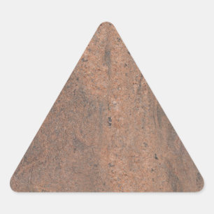 Triangular Pegatina de triángulo de mármol rosa y gris