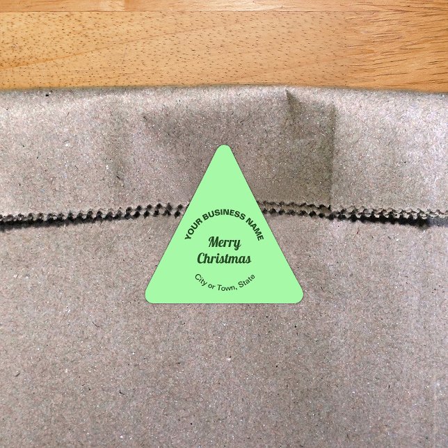 Triangular Pegatina de triángulo de negocios de Navidades ver (Subido por el creador)