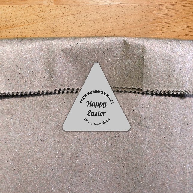 Triangular Pegatina Gray Easter Business Triangle (Subido por el creador)