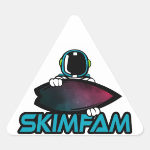 Triangular Pegatina Skimboard SkimFam