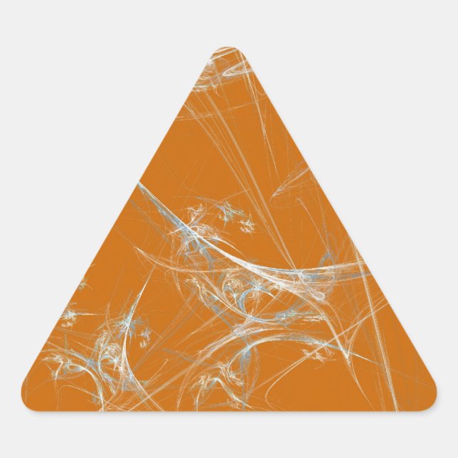 Triangular Pegatina Spider Web Fractal BackgroundTriangle (Anverso)