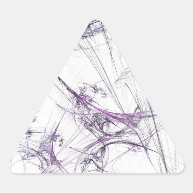 Triangular Pegatina Spider Web Fractal BackgroundTriangle (Anverso)