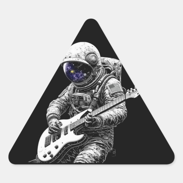 Triangular Pegatina Triangle SHERMANATOR (Anverso)