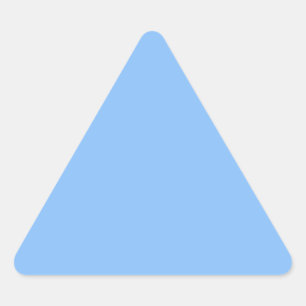 Triangular Pegatina Triángulo Azul Bebé