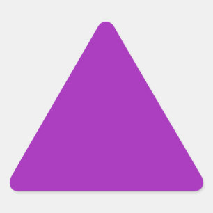 Triangular Pegatina Triángulo de Lavender