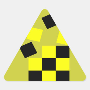 Triangular Rompecabezas - pegatina