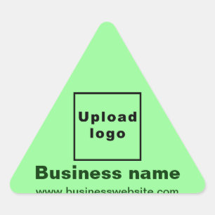 Triangular Sitio web de negocios sobre el Pegatina del Triáng