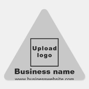 Triangular Sitio web de negocios sobre el Pegatina del Triáng