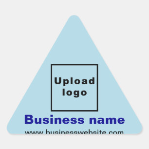 Triangular Sitio web de negocios sobre el Pegatina del Triáng