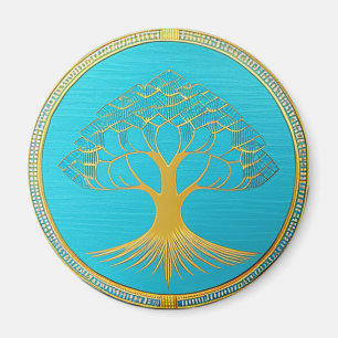 Triángulo de oro de imán de vida