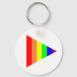 Triángulo del llavero del orgullo gay