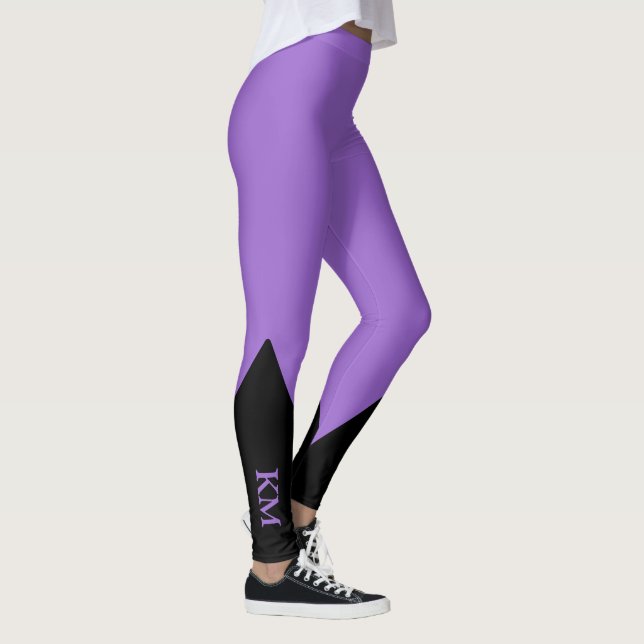 Triángulo negro | Inicial | Amethyst Leggings (Derecha)