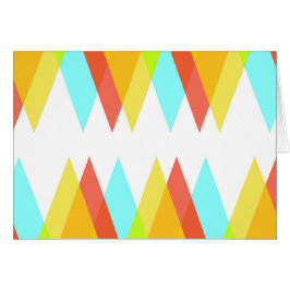 Triángulos amarillos, rojos y azules cadetes