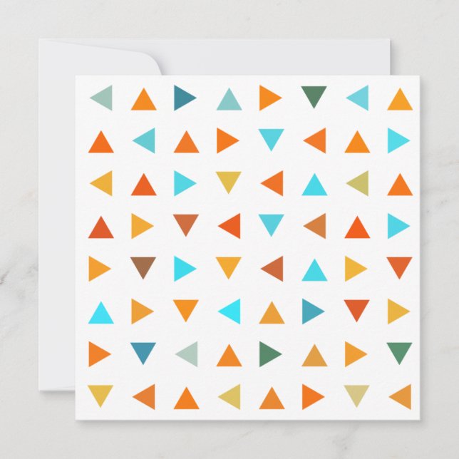 Triángulos coloridos (Anverso)