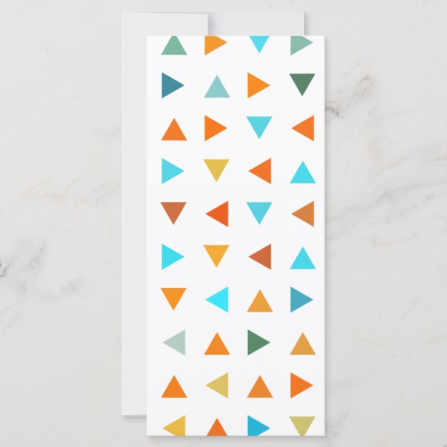 Triángulos coloridos (Anverso)