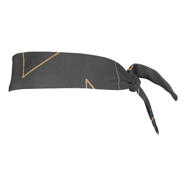 Triángulos de zancos negros geométricos Minimalist (Girar 90)