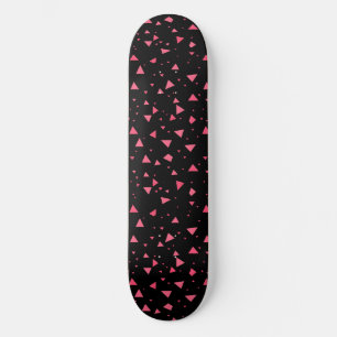 Triángulos rosas del orgullo gay LGBTQ+ Skateboard