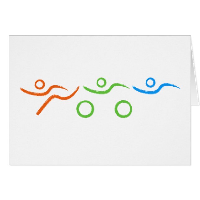 Triathlon cool and unique design (Anverso (Horizontal))