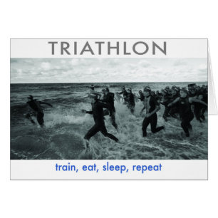 Triathlon - el tren, come, duerme, repite