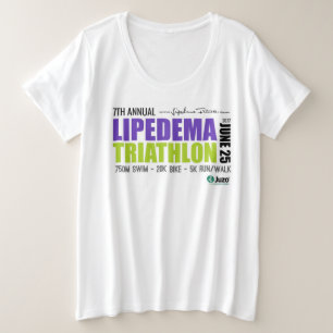 Triatlón de Lipedema 2022 - Camisas más grandes