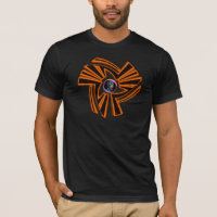 Tribal digital de camisetas con dragón en burbuja