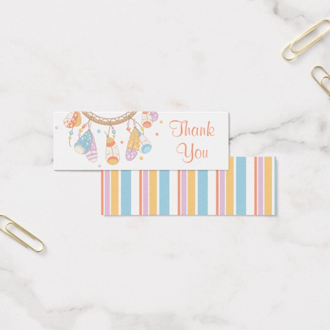 Tribal Dreamcatcher Boho Thank You (Oficina)