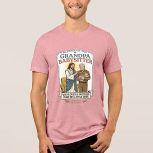 Triblenda Abuelos de Jesús Cuidando Humor Camiseta Fe B