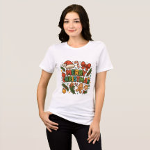 AMITA | Camiseta de fiesta de Navidad alegre