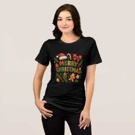 Triblenda AMITA | Camiseta de fiesta de Navidad alegre