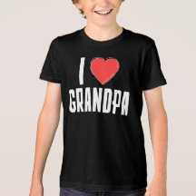 Amo la camiseta de los niños de GRANDPA - regalo p