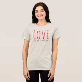 Triblenda Amor - Un Corazón. Siete Formas Camiseta