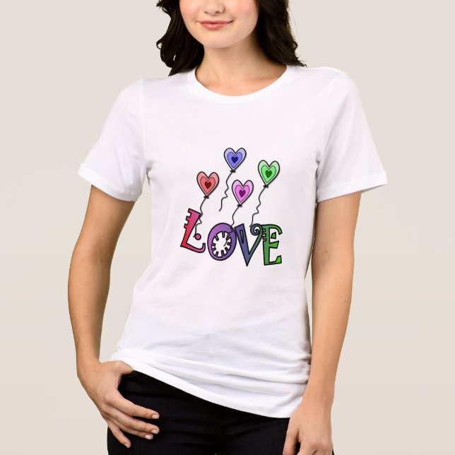 Triblenda Amor vuela camiseta alta (Anverso)
