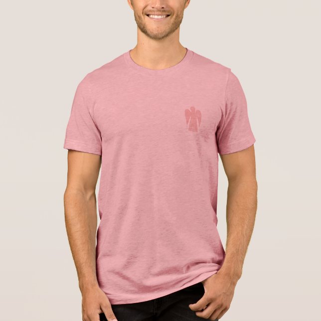 Triblenda Ángel rosa claro único de la camiseta (Anverso)