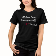 "Antes de Amar, Ámate a Ti Mismo" Camiseta con Nom