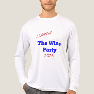 Triblenda Apoyo al Partido del Vino 2026 Camiseta Divertida 
