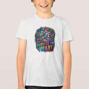Triblenda Aprovecha el Corazón Diseño de Camiseta Inspirad