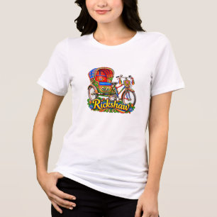Triblenda Arte Colorido de Riksha — Camiseta de la Cultura B