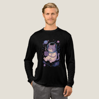 Triblenda Arte de Gato Cósmico Adorable | Taza y Camiseta de