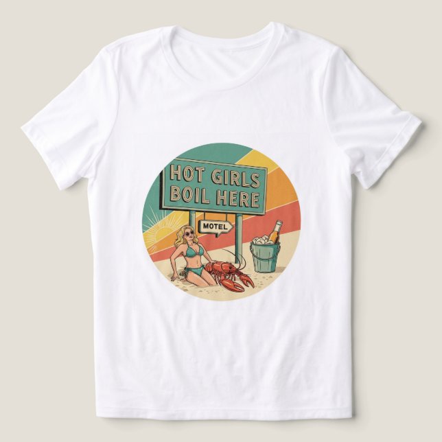 Triblenda ¡Artsy Crawfish hierve la camiseta de Vibes! 🎨 🦞 (Diseño delantero )