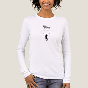 Triblenda Aún así, brillo – Camiseta de gato con cita editab