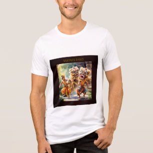 Triblenda Baile Bali Barong, camiseta cultural de Indonesia