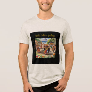 Triblenda Bali, Baile Barong, Camiseta Cultural de Indonesia