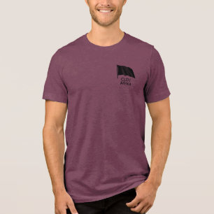 Triblenda Bandera negra CLDJ Tri-fusionar camiseta